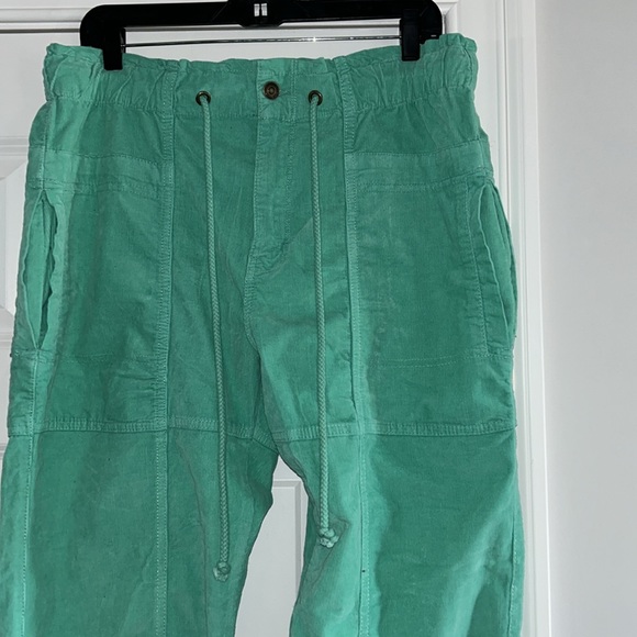 NWOT Free People Angelo Mid Rise Pull On Jogger Corduroy Pants Z65 - Picture 4 of 6